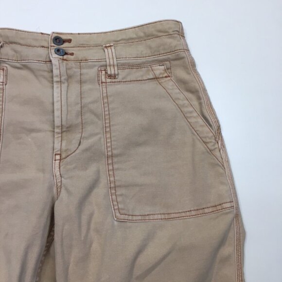 ANTHROPOLOGIE Beige/Tan THE WANDERER Cargo Pockets Pant Jeans - Picture 8 of 13